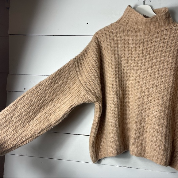 ST. CLOUD LABEL Merino/Alpaca Blend Turtleneck Sweater Size Large - Picture 3 of 6